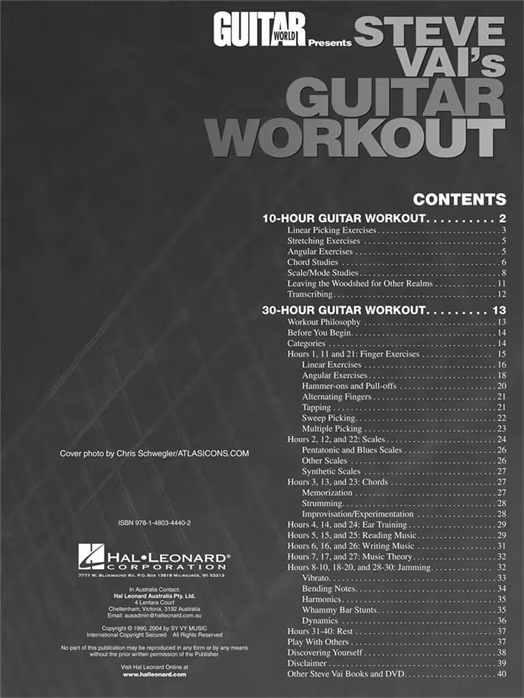 MS Steve Vai's Guitar Workout - Gitarrenschule für Anfänger