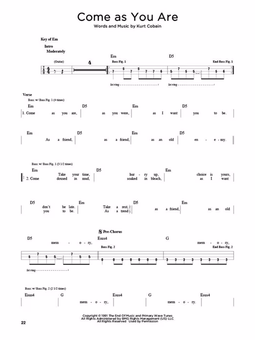 MS First 50 Songs You Should Play on Bass - Bass-Schule für Anfänger