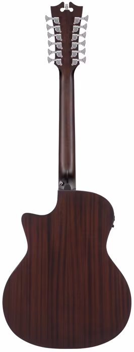 D'Angelico Premier Fulton LS Black Top - Zwölfsaitige elektroakustische Gitarre