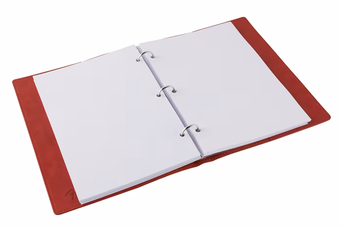 Fender Vegan Leather Music Note Book Dakota Red - Notenheft
