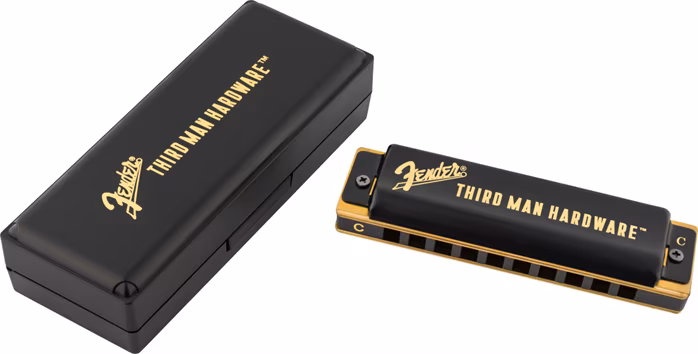 Fender x Third Man Harmonica Black - Mundharmonika