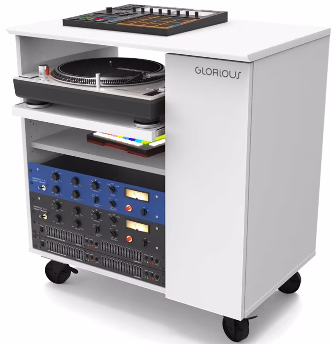 Glorious Modular Side Rack White - Studiomöbel