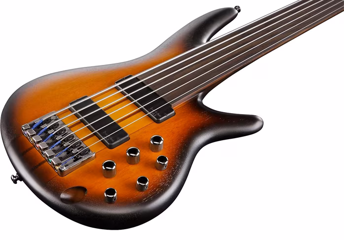Ibanez SRF706 Brown Burst - E-Bass