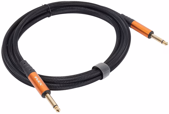 Tanglewood Flex Ultra Cable Carbon Black 3 m - Instrumentenkabel