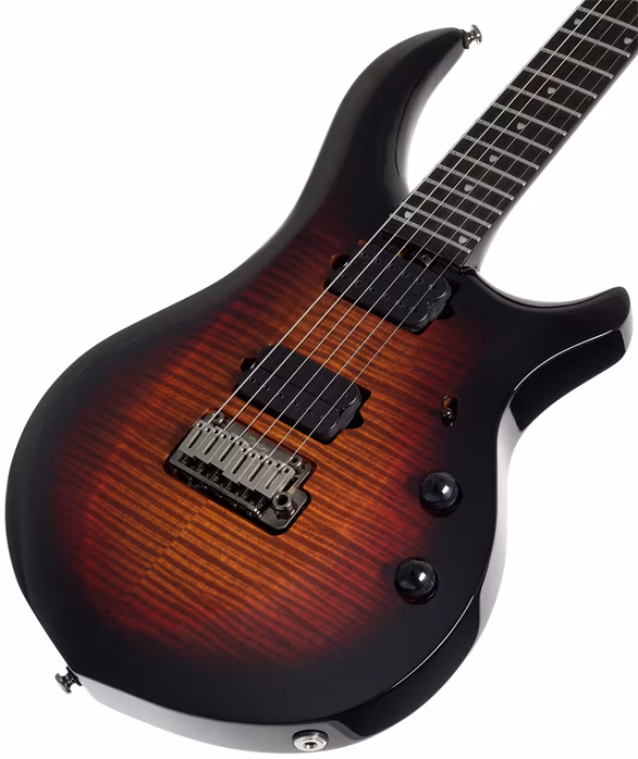 Sterling by Music Man Majesty MAJ200X FM Tiger Eye - E-Gitarre