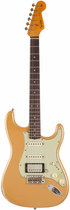 Fender Custom Shop 59 Stratocaster HSS Relic Desert Sand Metallic - E-Gitarre