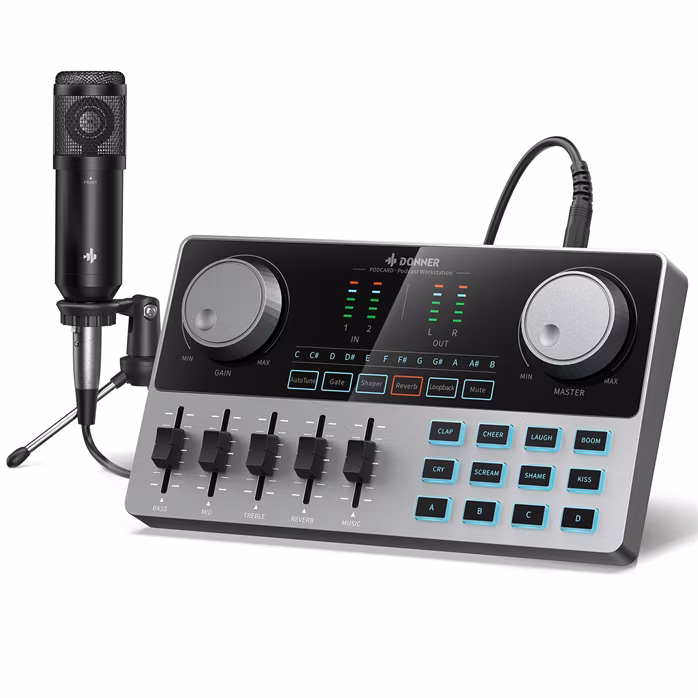 DONNER Podcast Equipment Bundle - Package für Homerecording