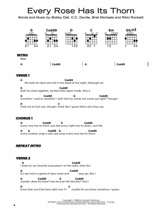 MS Acoustic Songs - Really Easy Guitar Series - Gitarrennoten