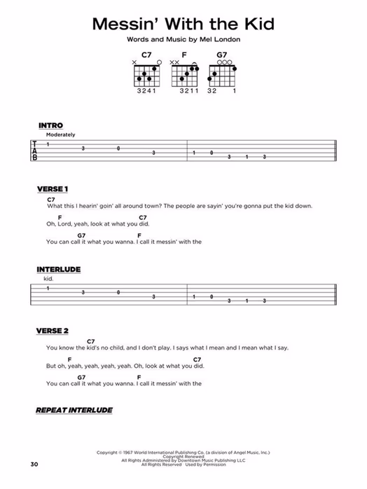 MS Blues & Soul - Really Easy Guitar - Gitarrennoten
