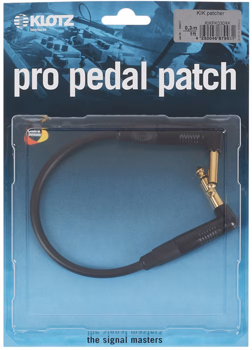 Klotz KIK Pedal Patcher 0,3 m RR - Verbindungskabel