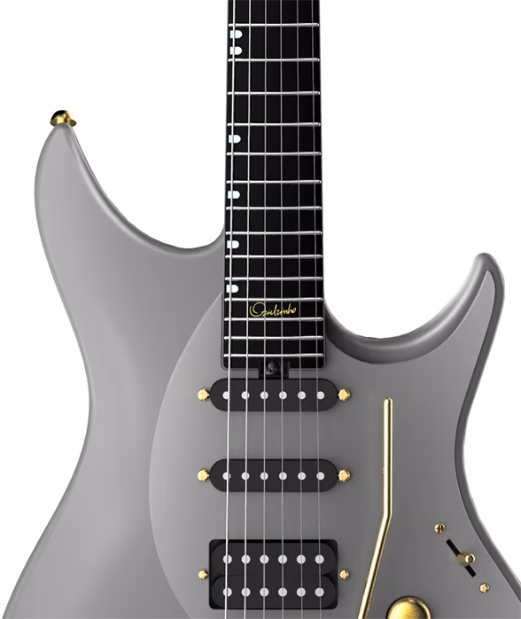 Enya Music Inspire Ozielzinho Midnight Grey - E-Gitarre