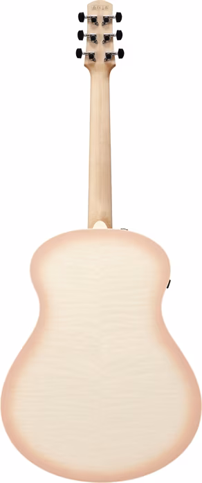 Ibanez AAM370M2E Transparent Antique White Peach Fuzz - Elektroakustische Gitarre