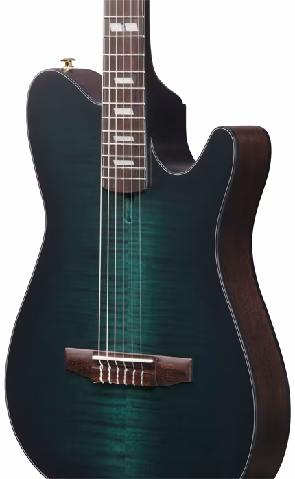 Ibanez FRH20FMN Deep Emerald Green - Klassische elektroakustische Gitarre