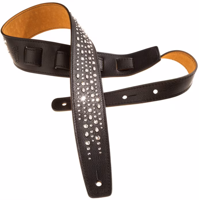 Magrabò Holes HS Studded - Crystal 6 cm - Gitarrengurt