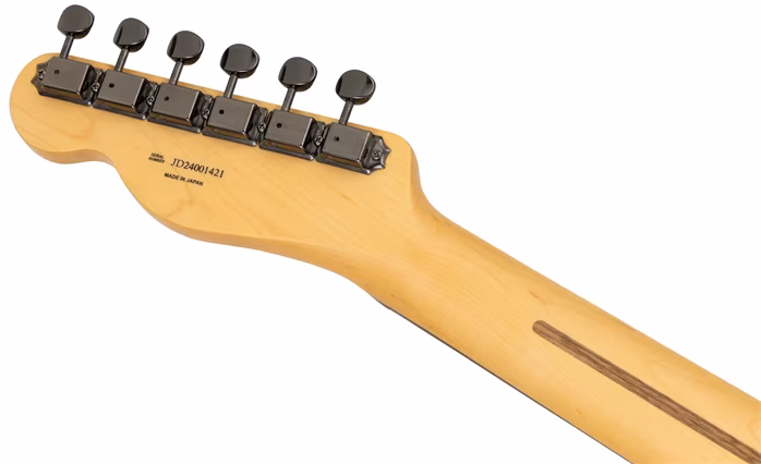 Fender MIJ LE Hybrid II Telecaster Noir RW BK - E-Gitarre