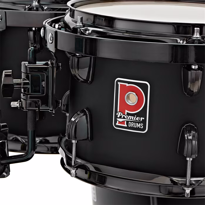 Premier Artist 22" 5pc Modern Rock Shell Pack  Matte Black - Schlagzeug