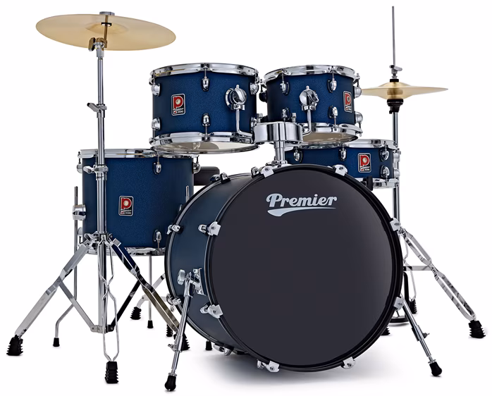 Premier Revolution 20" 5pc Drum Kit Blue Stardust - Schlagzeug