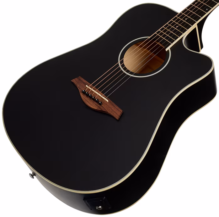Soundsation Meadow DNCE Black - Elektroakustische Gitarre
