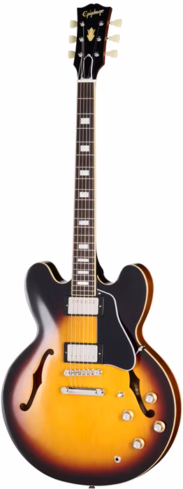 Epiphone 1962 ES-335 Reissue Vintage Burst (ausgepackt) - Semiakustische Gitarre