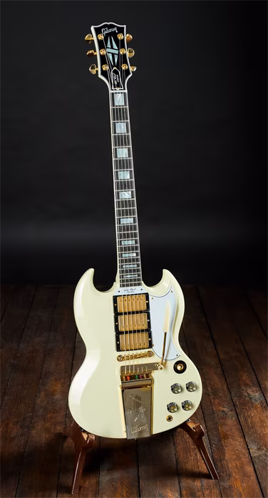 Gibson Custom 2023 Les Paul SG 63 Custom Reissue 3-Pickup w/ Maestro VOS - E-Gitarre