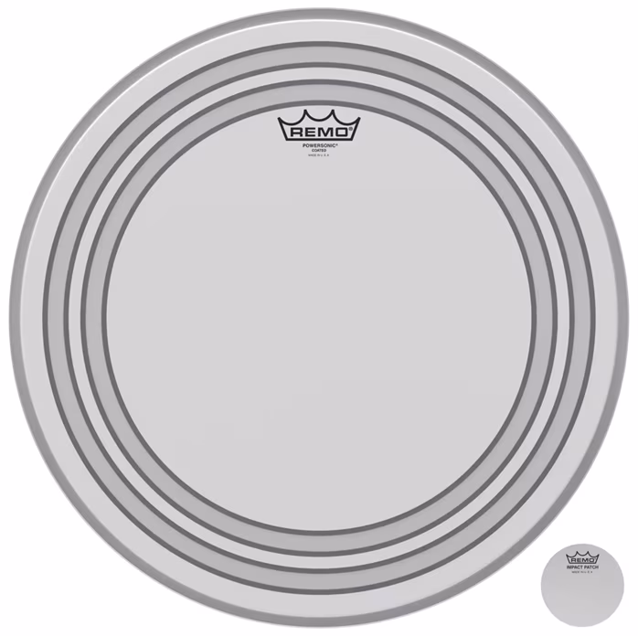 Remo 18" Power Sonic Coated - Fell für Basstrommel