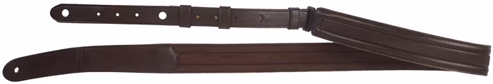 Taylor Taylor Slim Vegan Leather Strap, Chocolate Brown - Gitarrengurt