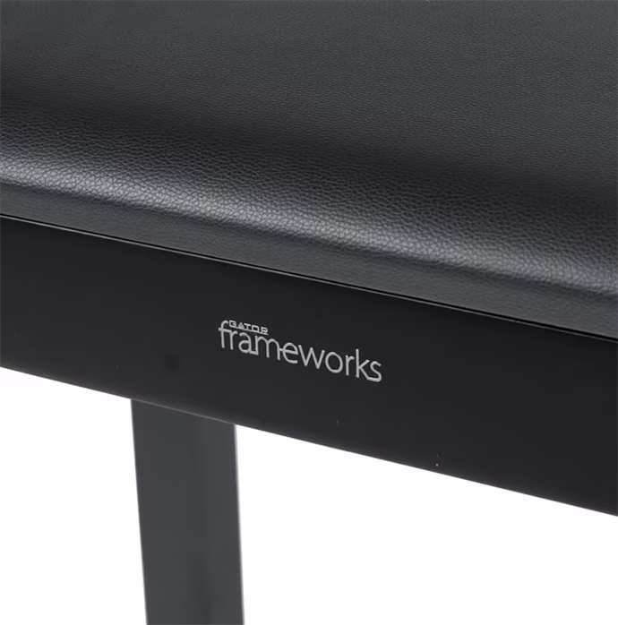 Gator Frameworks Traditional Wooden Piano Bench Black - Klaviersitzbank