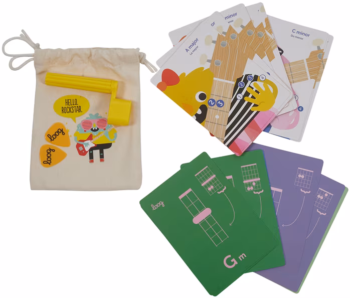 Loog Pro Electric Black - E-Gitarre für Kinder