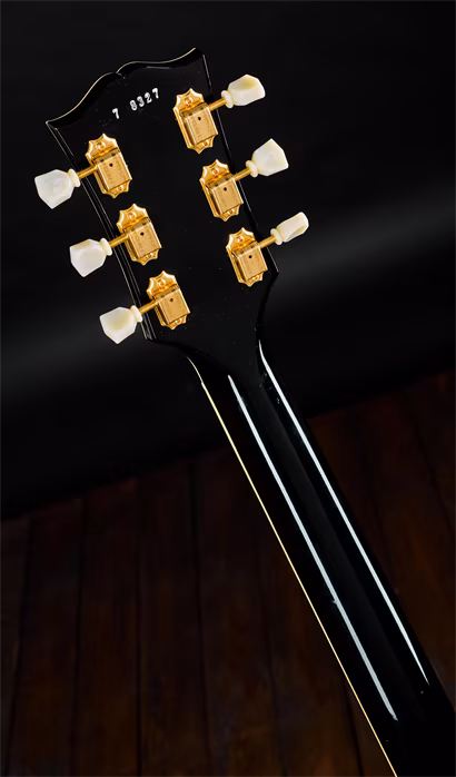 Gibson Custom 2008 Les Paul Custom 1957 Reissue 3-Pickup Bigsby VOS Ebony - E-Gitarre
