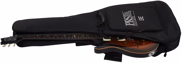 PRS SE Custom 24 LH Black Gold Sunburst 2026 - Linkshänder E-Gitarre