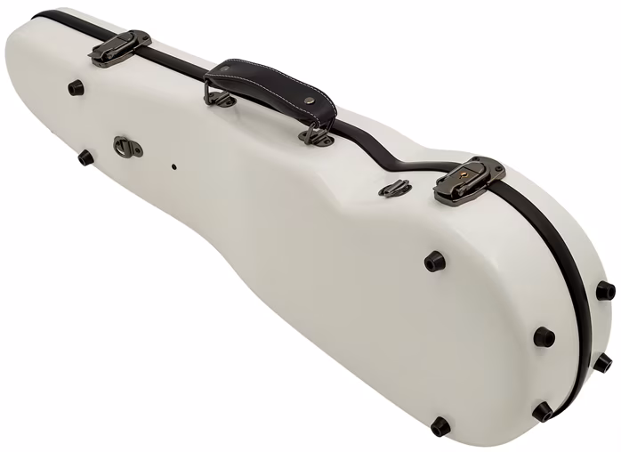 Razzor Fiberglass Violin Case White - Geigenkasten