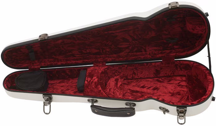 Razzor Fiberglass Violin Case White - Geigenkasten