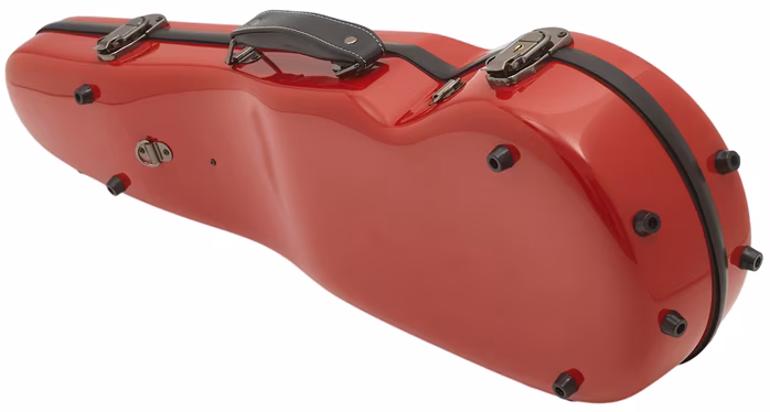 Razzor Fiberglass Violin Case Red - Geigenkasten