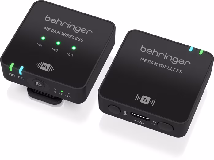 Behringer ME CAM WIRELESS - Wireless-Reportage-Set mit Mikrofon