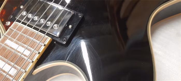 D'Angelico Premier DC Black (gebraucht) - Semiakustische Gitarre