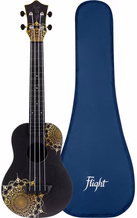 Flight TUC-40 Gold Mandala  - Akustische Ukulele