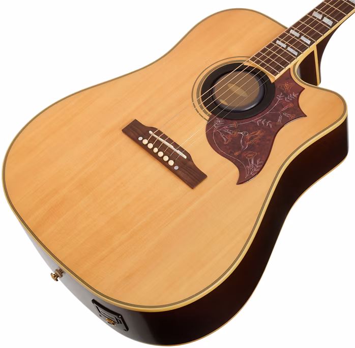 Epiphone Hummingbird Standard EC Natural - Elektroakustische Gitarre