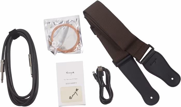 Enya Music Nova Go AcousticPlus SP1 Black - Elektroakustische Reisegitarre