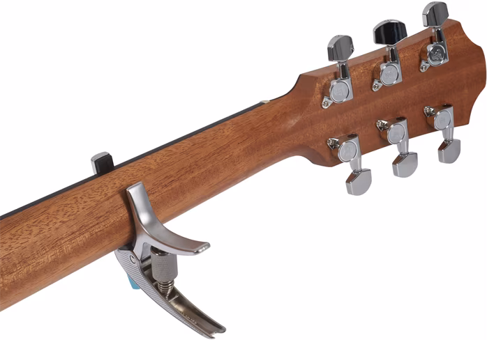 Guitto GGC-02 Revolver Capo Silver - Kapodaster