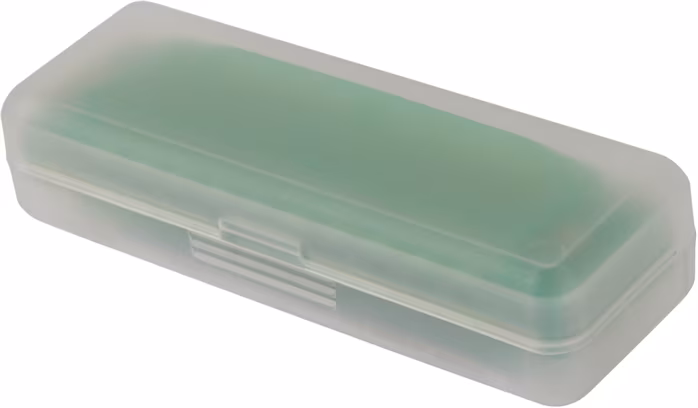 Hohner Translucent Harp C, green, hardcase - Mundharmonika