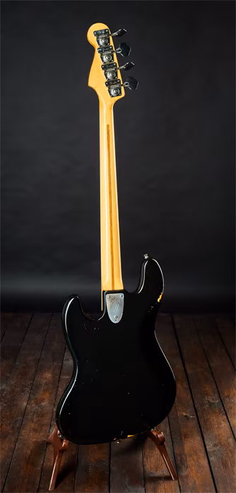 Fender 1980 Jazz Bass Black RW - E-Bass