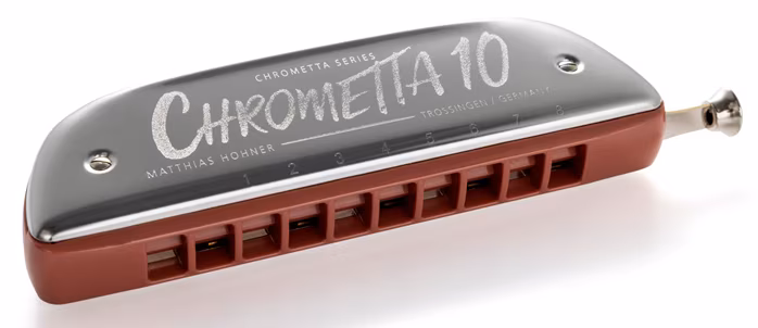 Hohner Chrometta 10 C - Color Edition - Mundharmonika