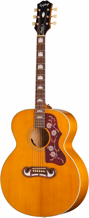 Epiphone J-200 Studio Natural - Elektroakustische Gitarre