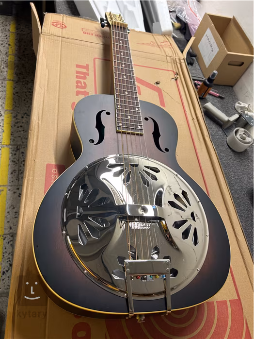 Gretsch G9230E Bobtail Square-Neck 2CS (Fast neues) - Elektroakustischer Resonator