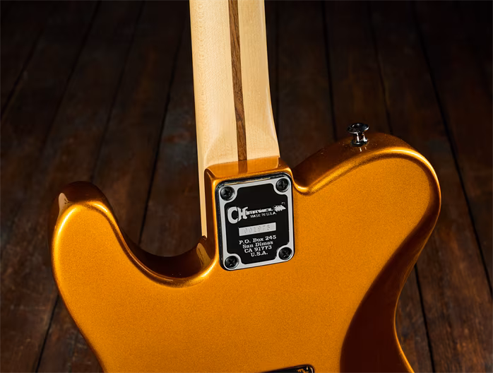 Charvel 2007 San Dimas Style 2 HH FR Pegan Gold - E-Gitarre