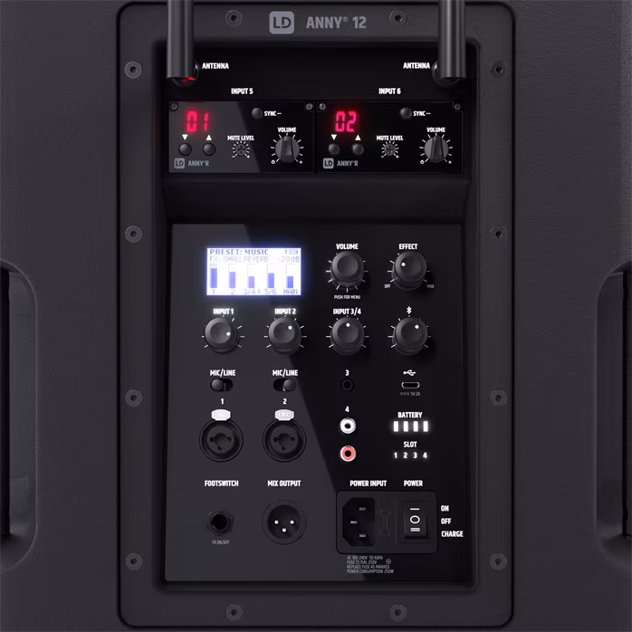 LD Systems ANNY 12 BPH2 B8 - Aktiver Lautsprecher