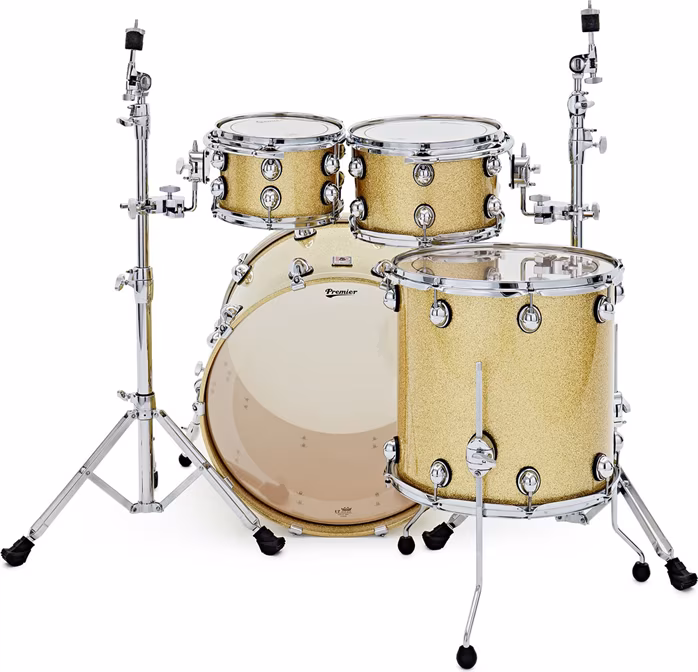 Premier Genista Classic 22" 4pc Shell Pack Vintage Gold Sparkle - Schlagzeug