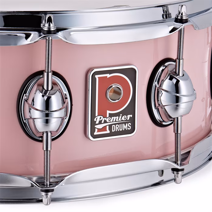 Premier Genista Maple 14" x 5,5" Snare Drum Pink - Snare-Trommel