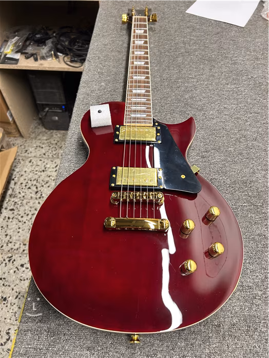 Blond SC-100 Wine Red (beschädigt) - E-Gitarre