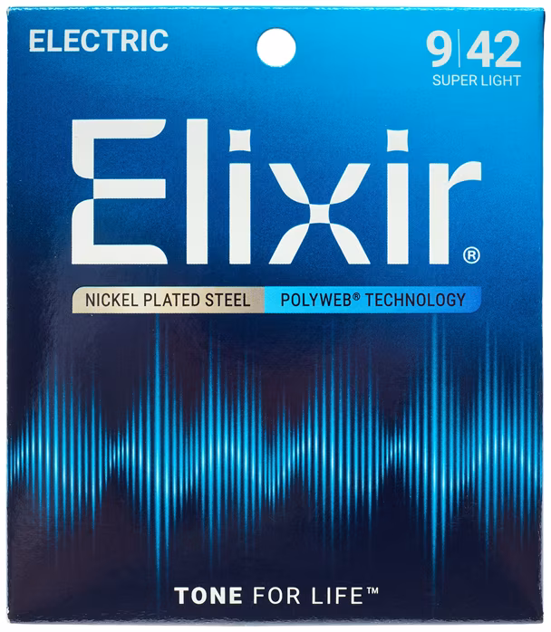 Elixir Polyweb Super Light - Saiten für E-Gitarre